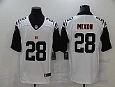 Nike Bengals 28 Joe Mixon White Color Rush Limited Jersey,baseball caps,new era cap wholesale,wholesale hats